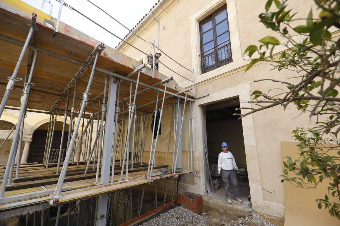Las obras del Palacio Episcopal de Córdoba, en imágenes