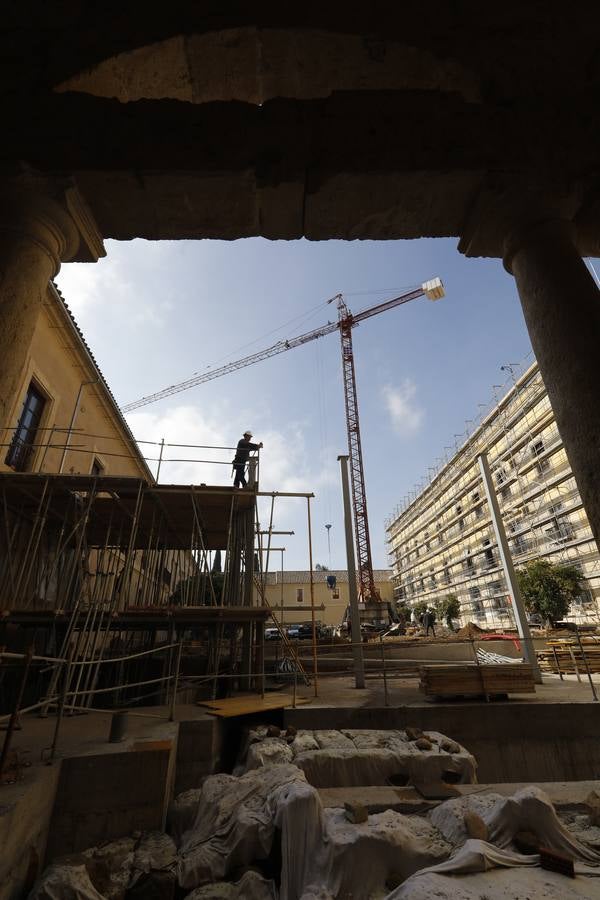 Las obras del Palacio Episcopal de Córdoba, en imágenes