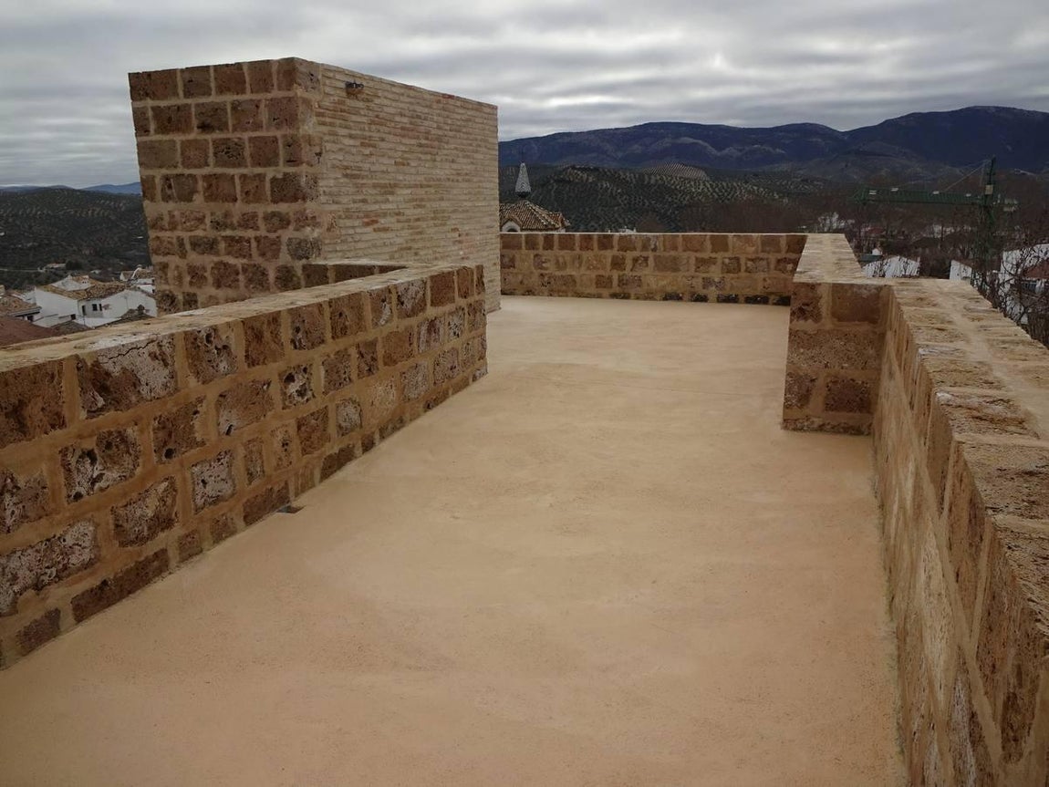 La restauración del Castillo de Priego de Córdoba, en imágenes