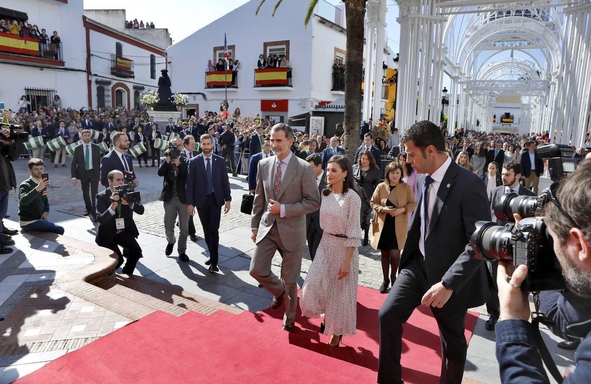 Los Reyes, con la Virgen del Rocío en Almonte