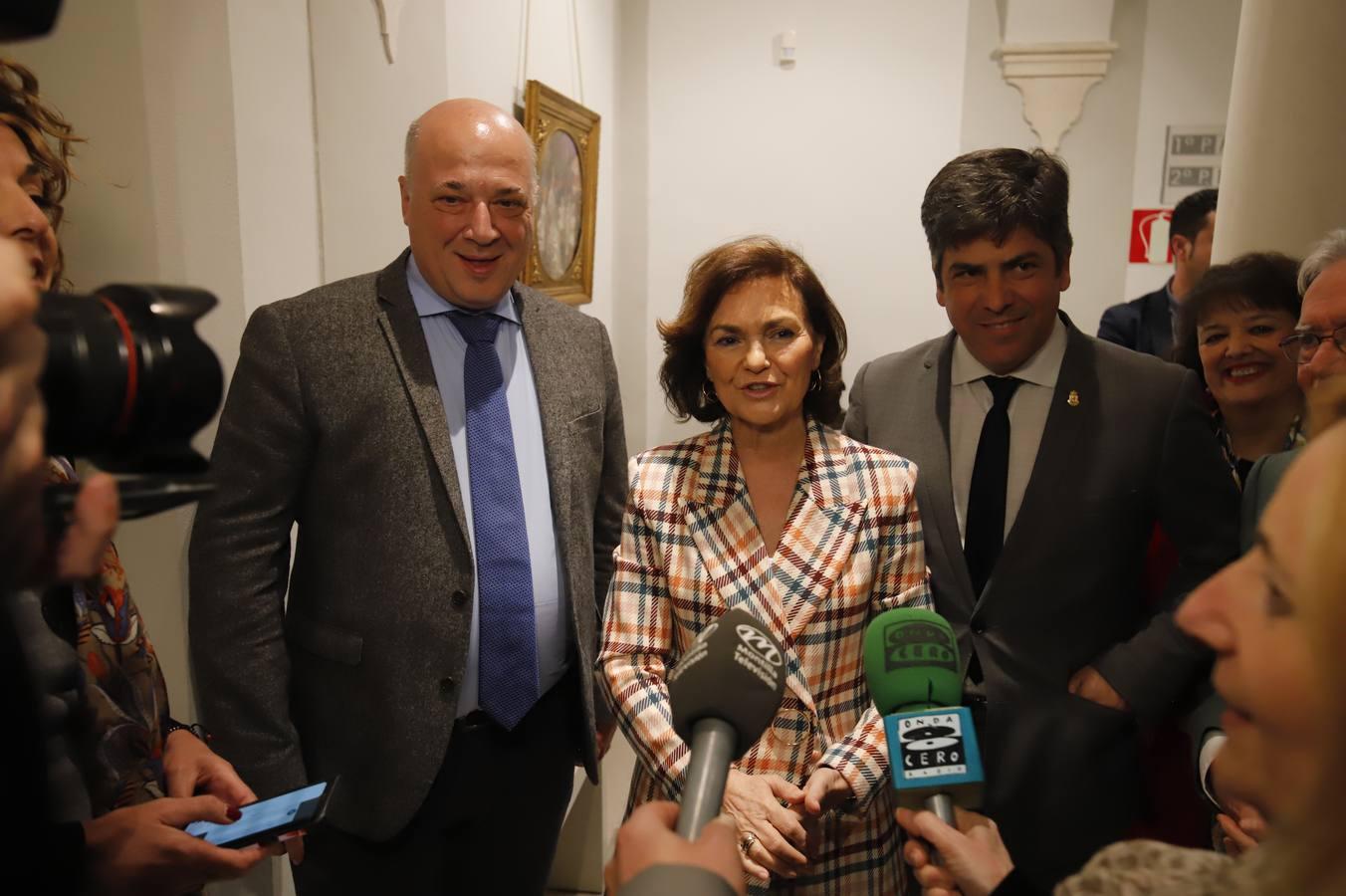 El homenaje al Trienio Liberal en Montilla con Carmen Calvo, en imágenes