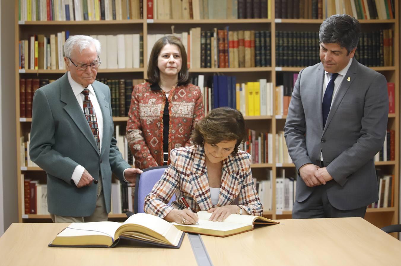 El homenaje al Trienio Liberal en Montilla con Carmen Calvo, en imágenes