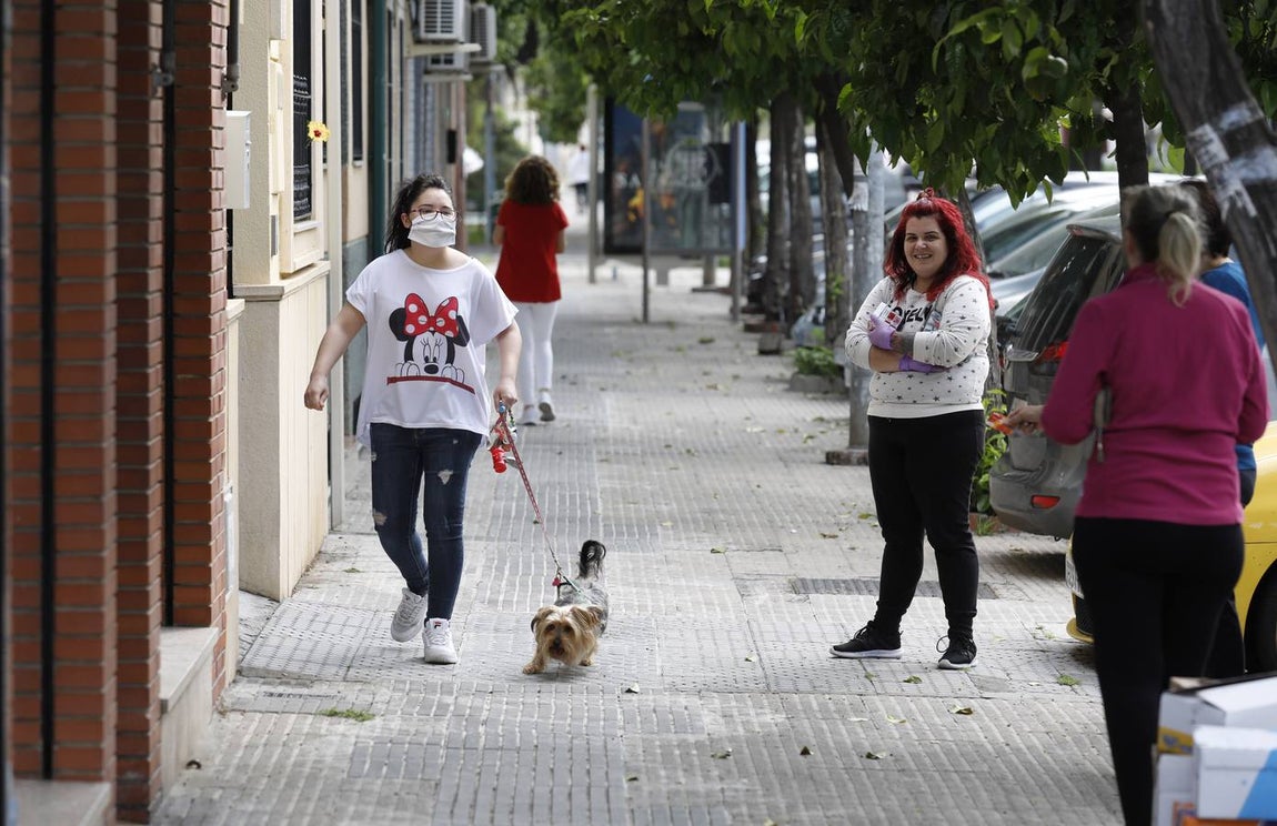 En imágenes, el confinamiento en Cañero, el barrio tranquilo
