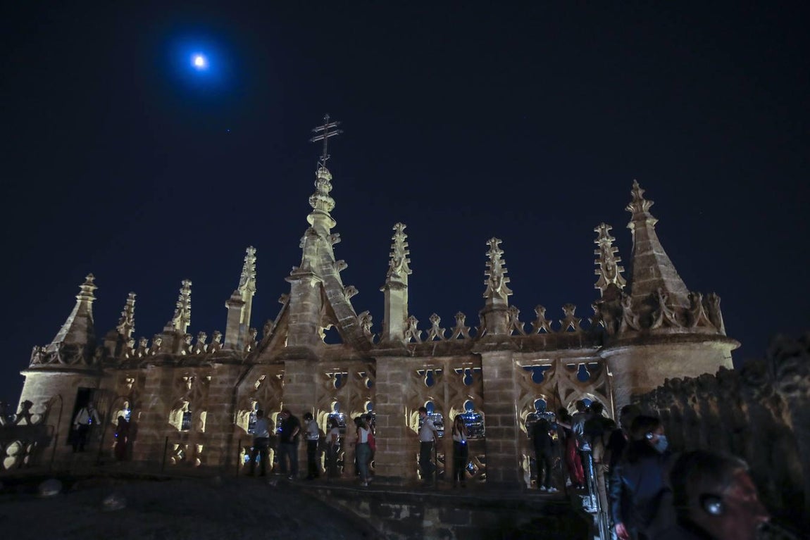 En fotos: la Catedral de Sevilla, bajo las estrellas