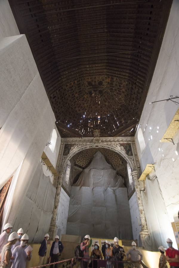 El estado de las obras de restauración de la iglesia del convento Madre de Dios