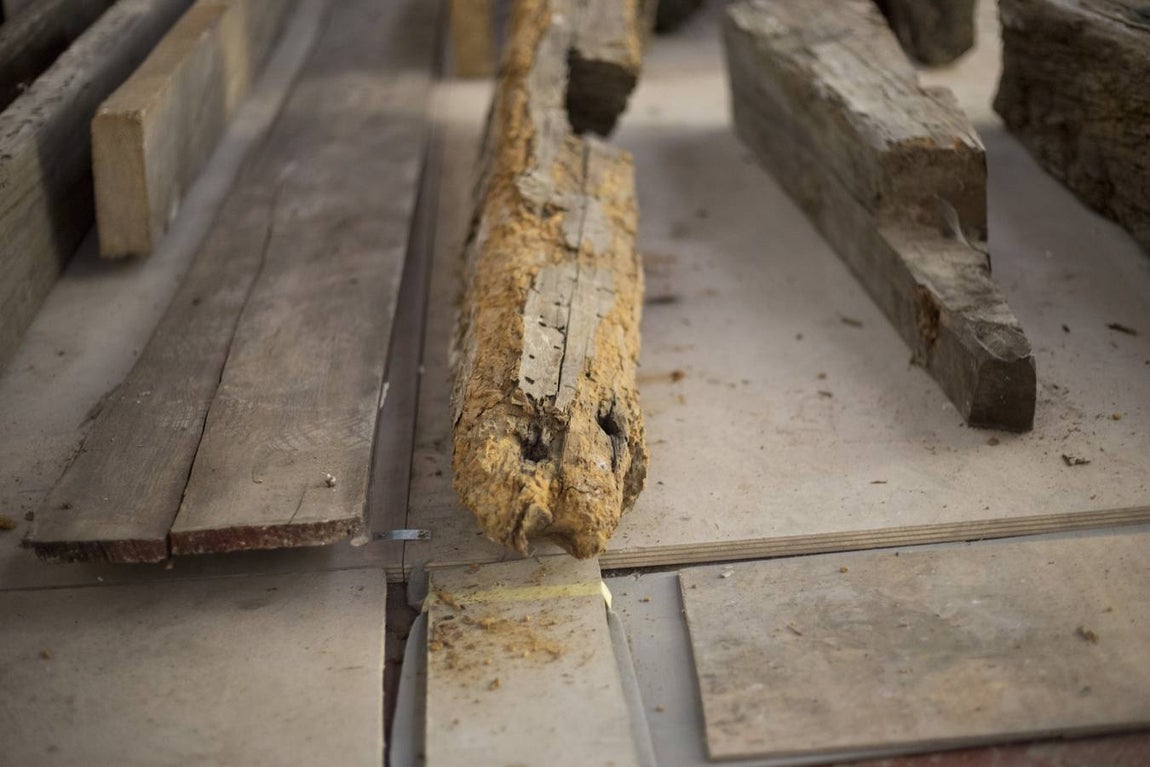 El estado de las obras de restauración de la iglesia del convento Madre de Dios