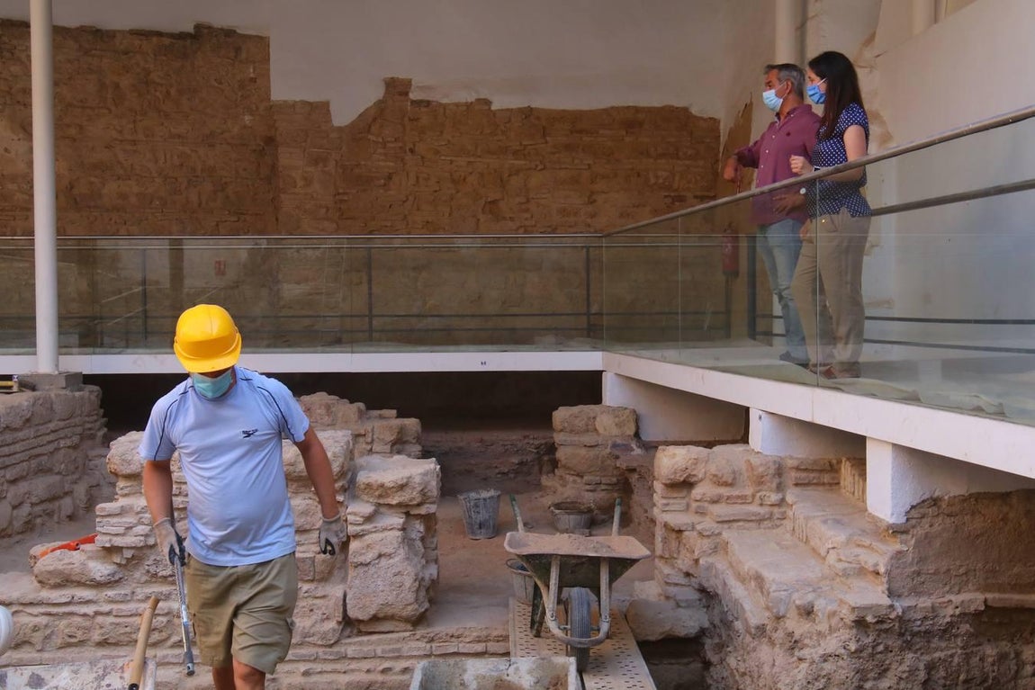 Las obras de rehabilitación de la Sinagoga, en imágenes