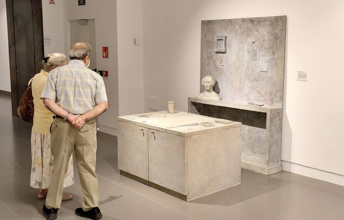 Inauguración de la exposición de Carmen Laffón en la Fundación Cajasol