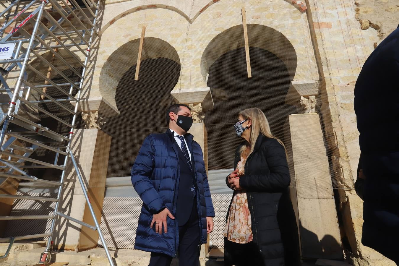 Arrancan las obras de la fachada principal del Salón Rico de Medina Azahara de Córdoba