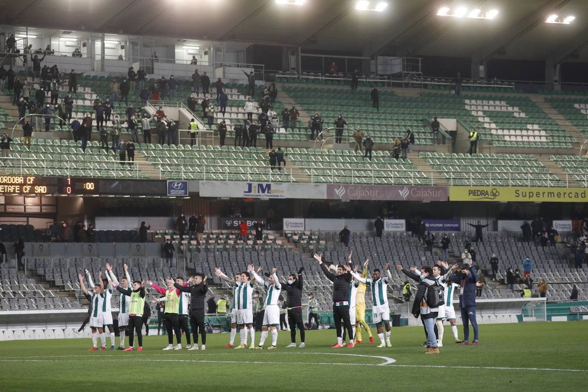Las mejores jugadas y la celebración del Córdoba CF - Getafe CF, en imágenes