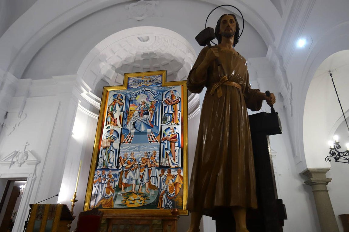 Las pinturas de José Rebollo para la iglesia de Jesús Divino Obrero de Córdoba, en imágenes