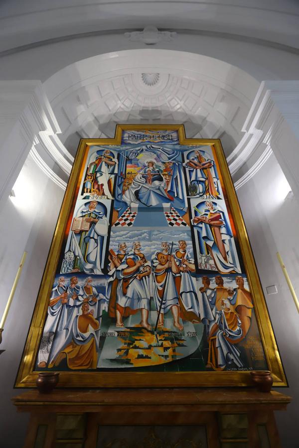 Las pinturas de José Rebollo para la iglesia de Jesús Divino Obrero de Córdoba, en imágenes