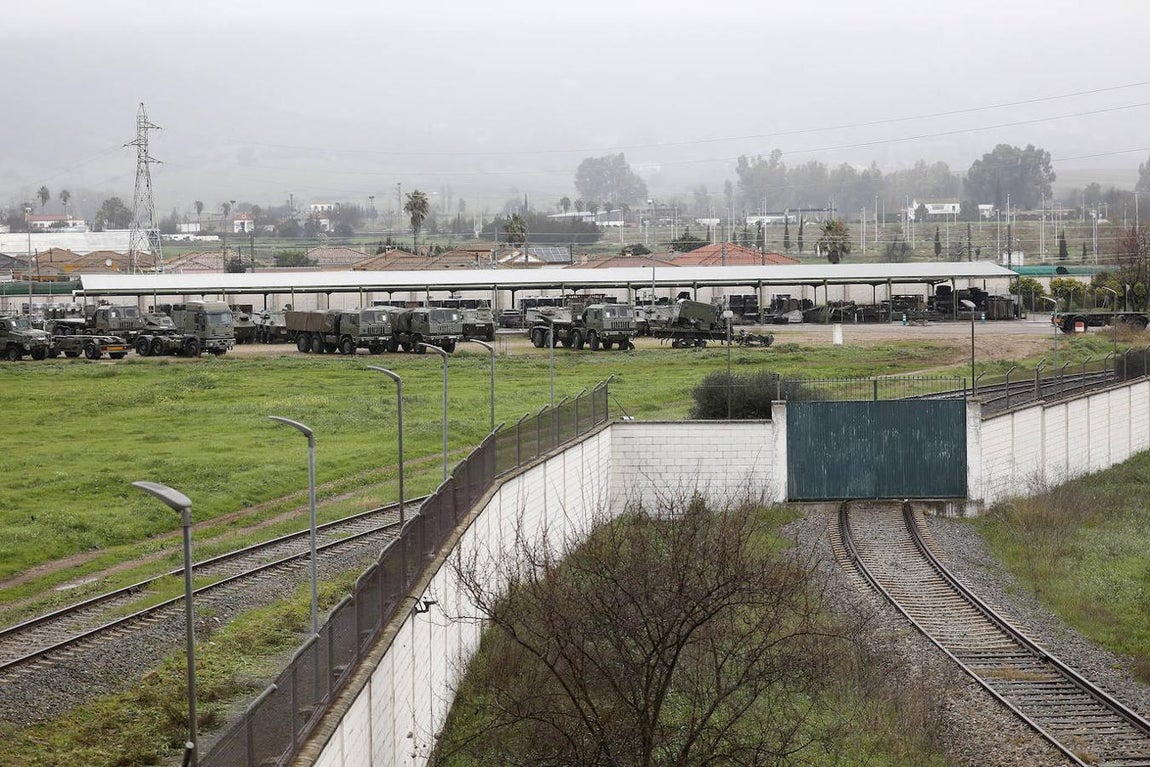 Los terrenos de la futura base logística del Ejército de Tierra en Córdoba, en imágenes