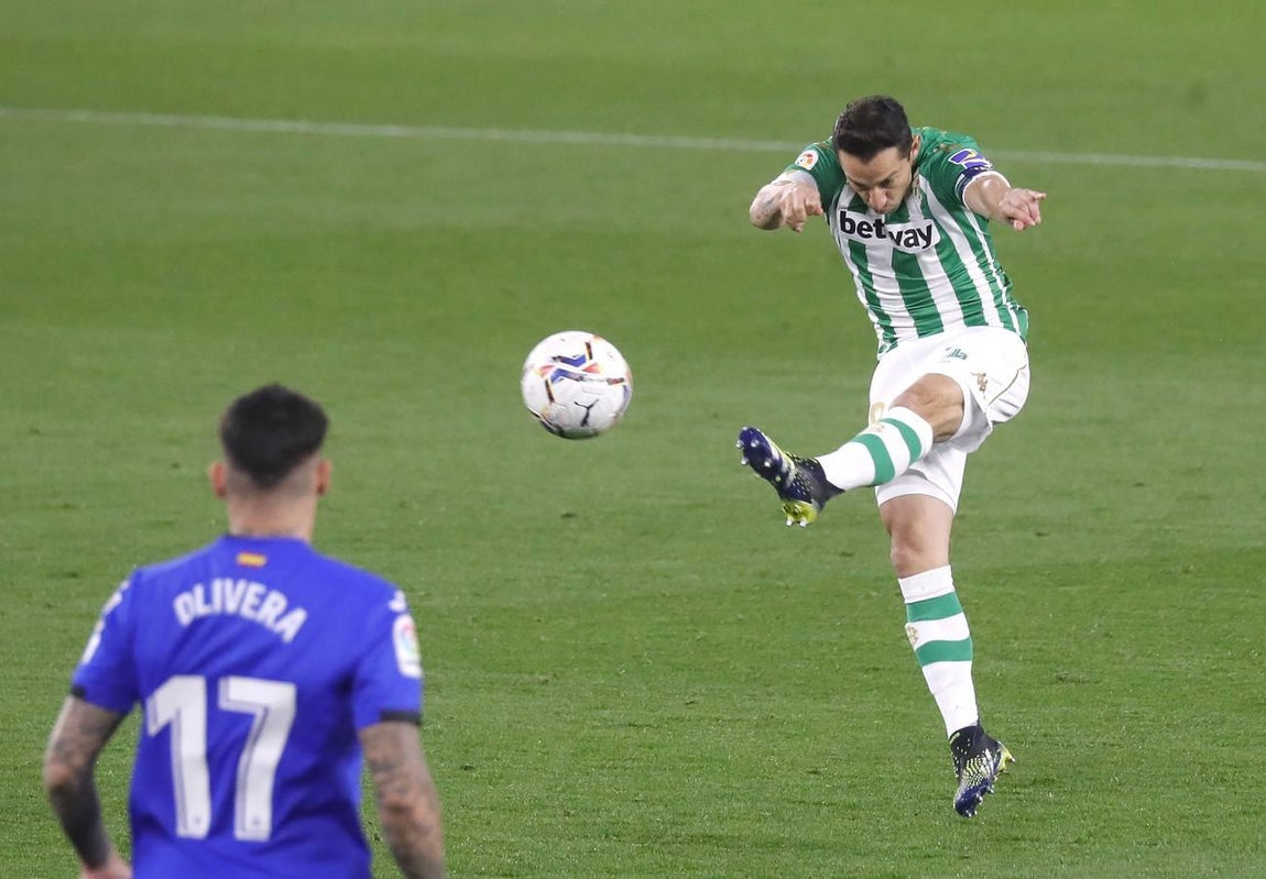 Las mejores imágenes del partido entre el Betis y el Getafe