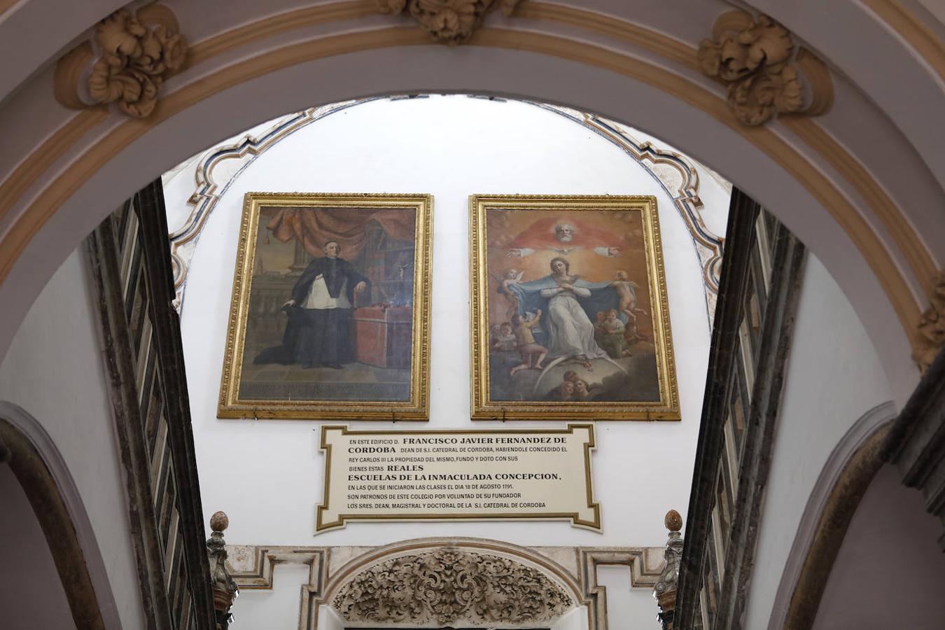 El patrimonio del Colegio de La Inmaculada de Córdoba, en imágenes