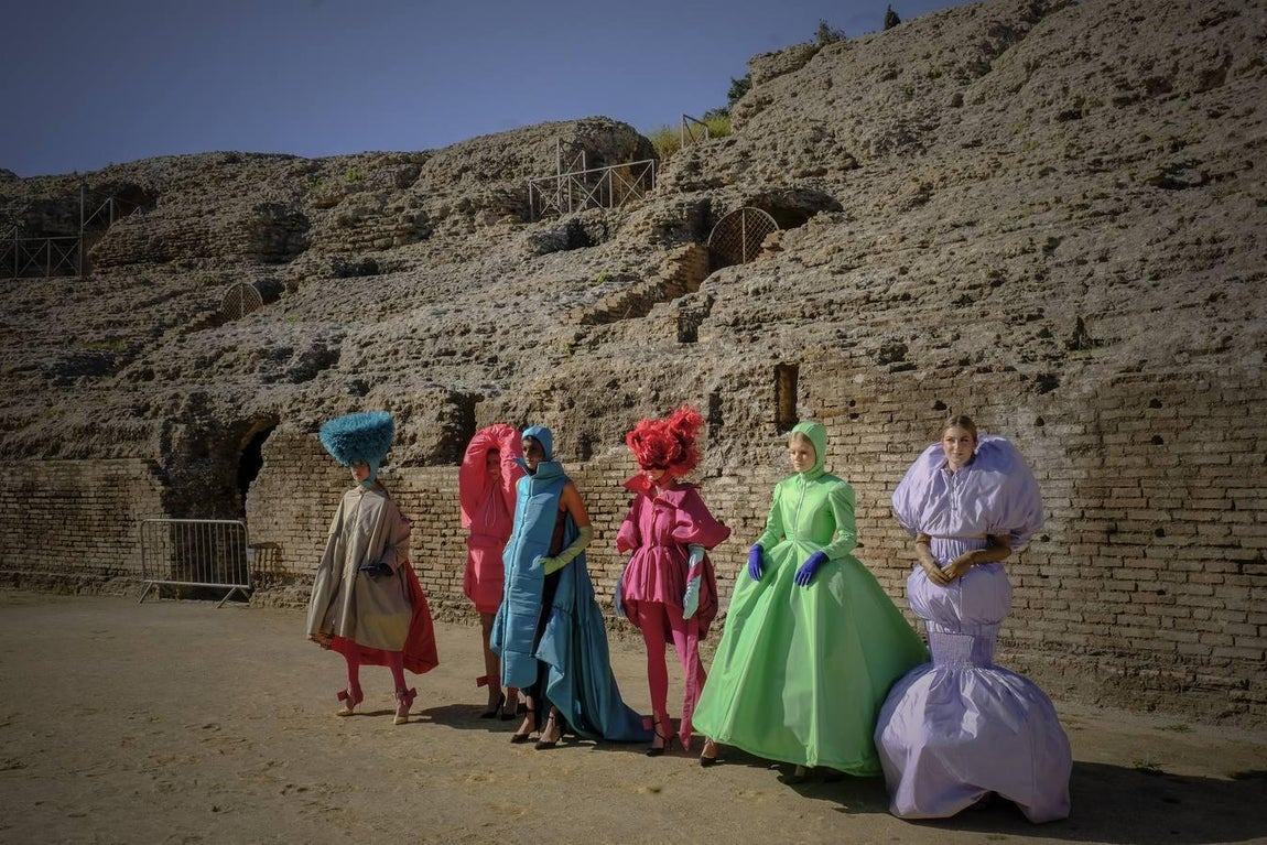 Itálica acoge la primera jornada de la Semana de la Moda de Andalucía