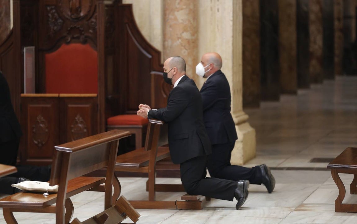 Semana Santa de Córdoba 2021 | Las imágenes del acto conjunto del Lunes Santo en la Catedral