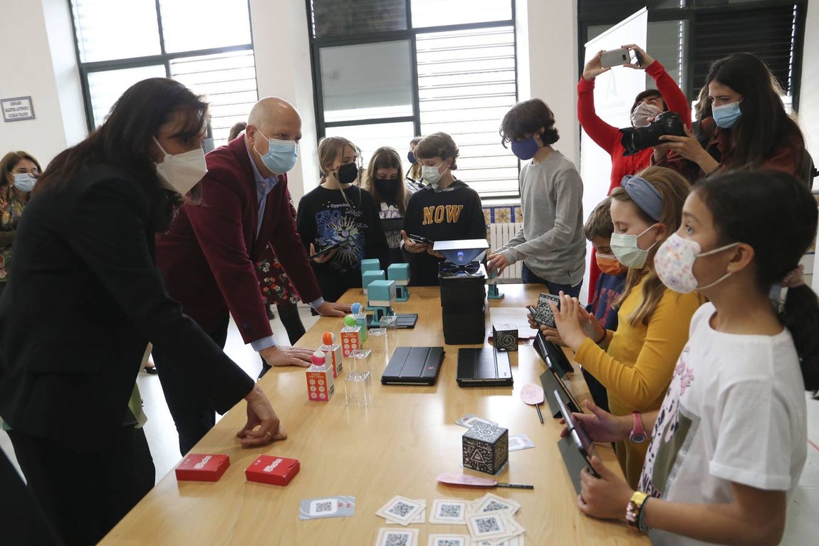 Javier Imbroda en los Altos Colegios de Sevilla
