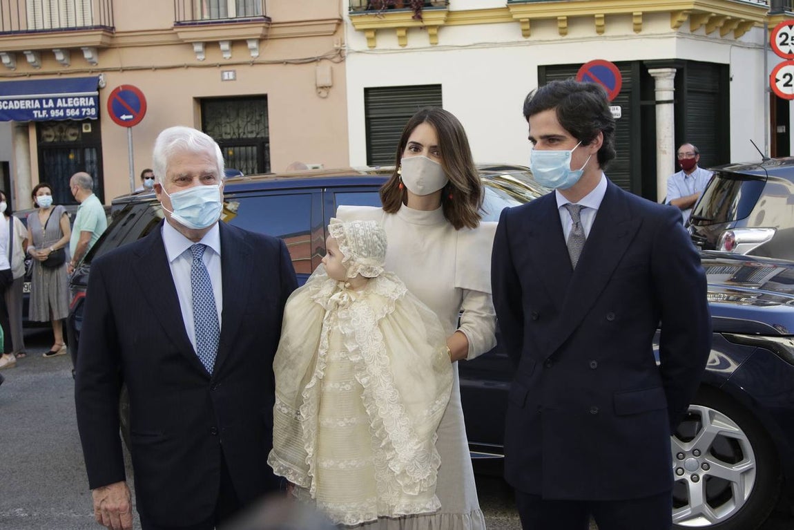 Bautizo de la primogénita de los Duques de Huéscar en Sevilla