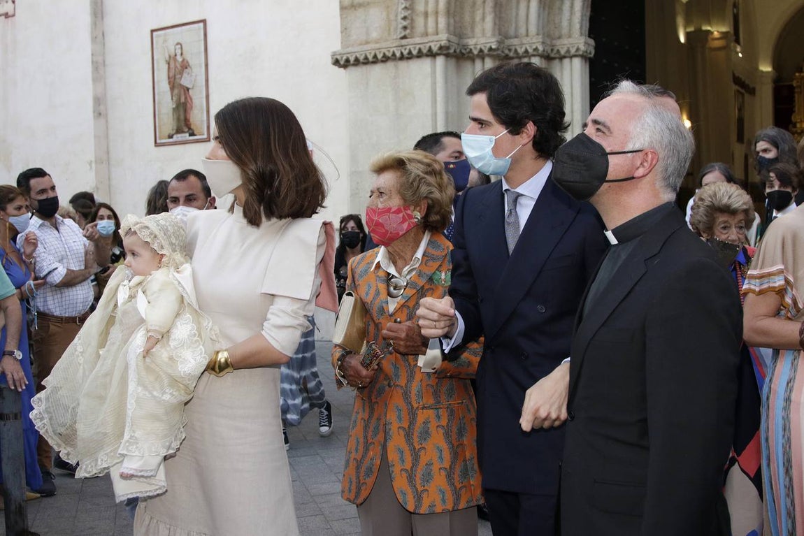 Bautizo de la primogénita de los Duques de Huéscar en Sevilla