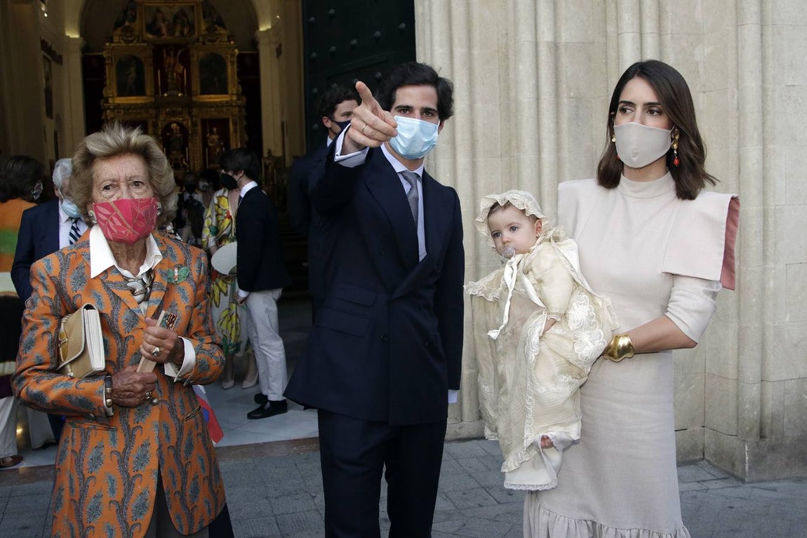 Bautizo de la primogénita de los Duques de Huéscar en Sevilla