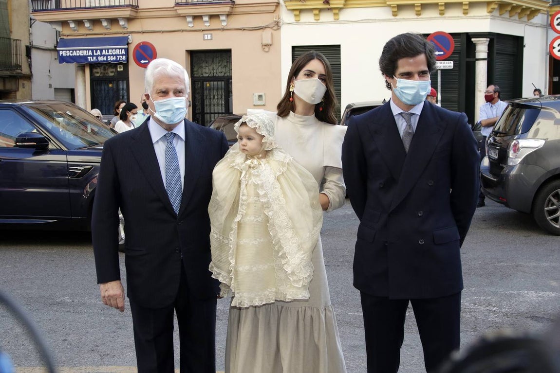 Bautizo de la primogénita de los Duques de Huéscar en Sevilla