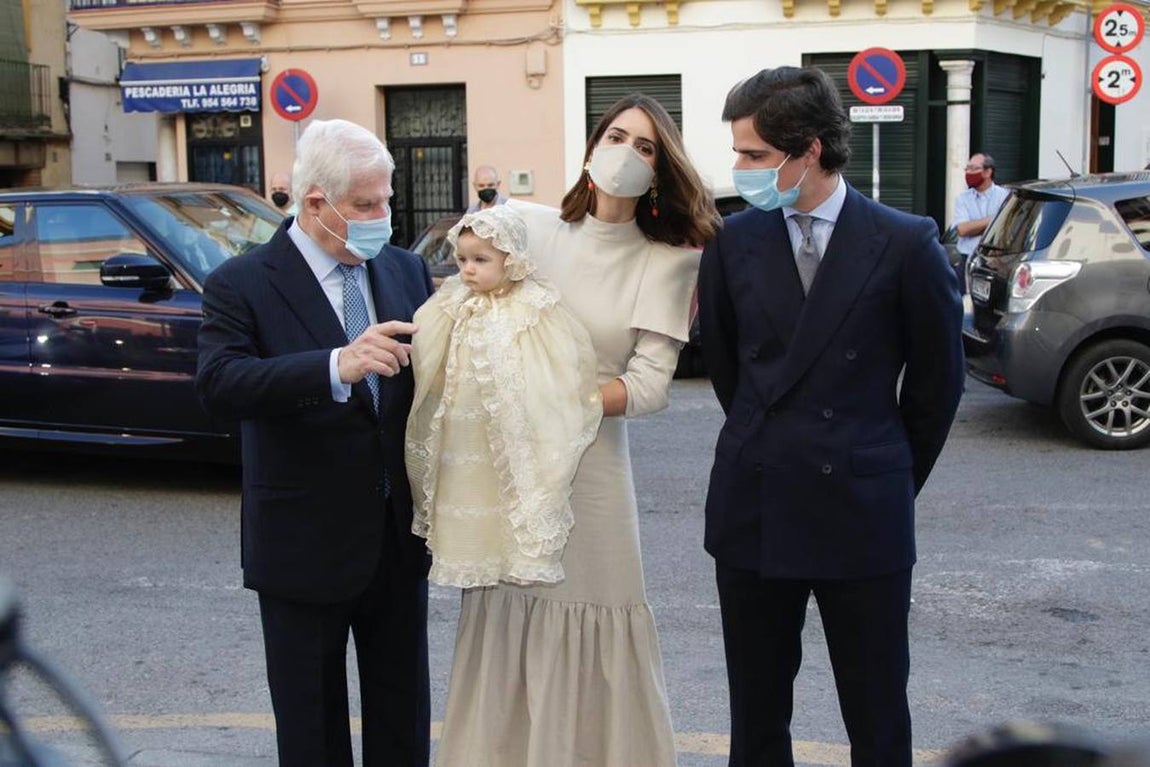 Bautizo de la primogénita de los Duques de Huéscar en Sevilla