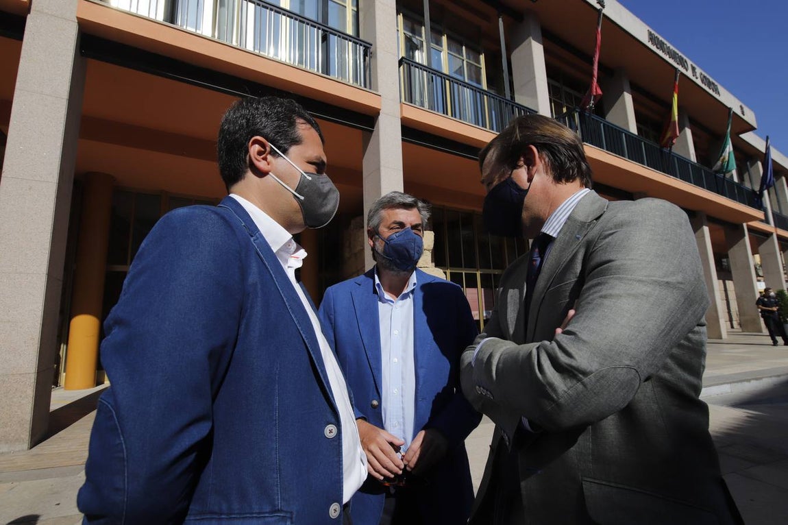 En imágenes, arranca la vacunación Covid en la sede del Ayuntamiento de Córdoba