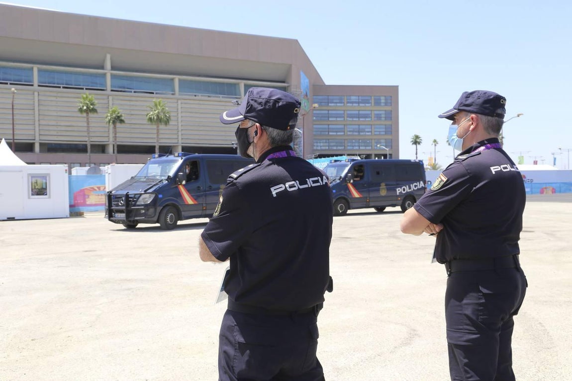 Sevilla se blinda para la Eurocopa 2020: el dispositivo policial, en imágenes