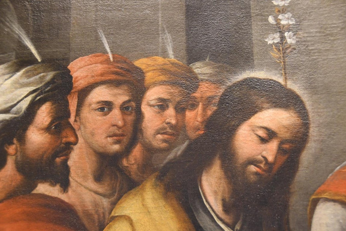 Imágenes de la presentación de la restauración de la pintura de Murillo en el Gran Poder