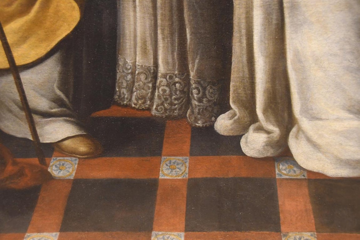 Imágenes de la presentación de la restauración de la pintura de Murillo en el Gran Poder