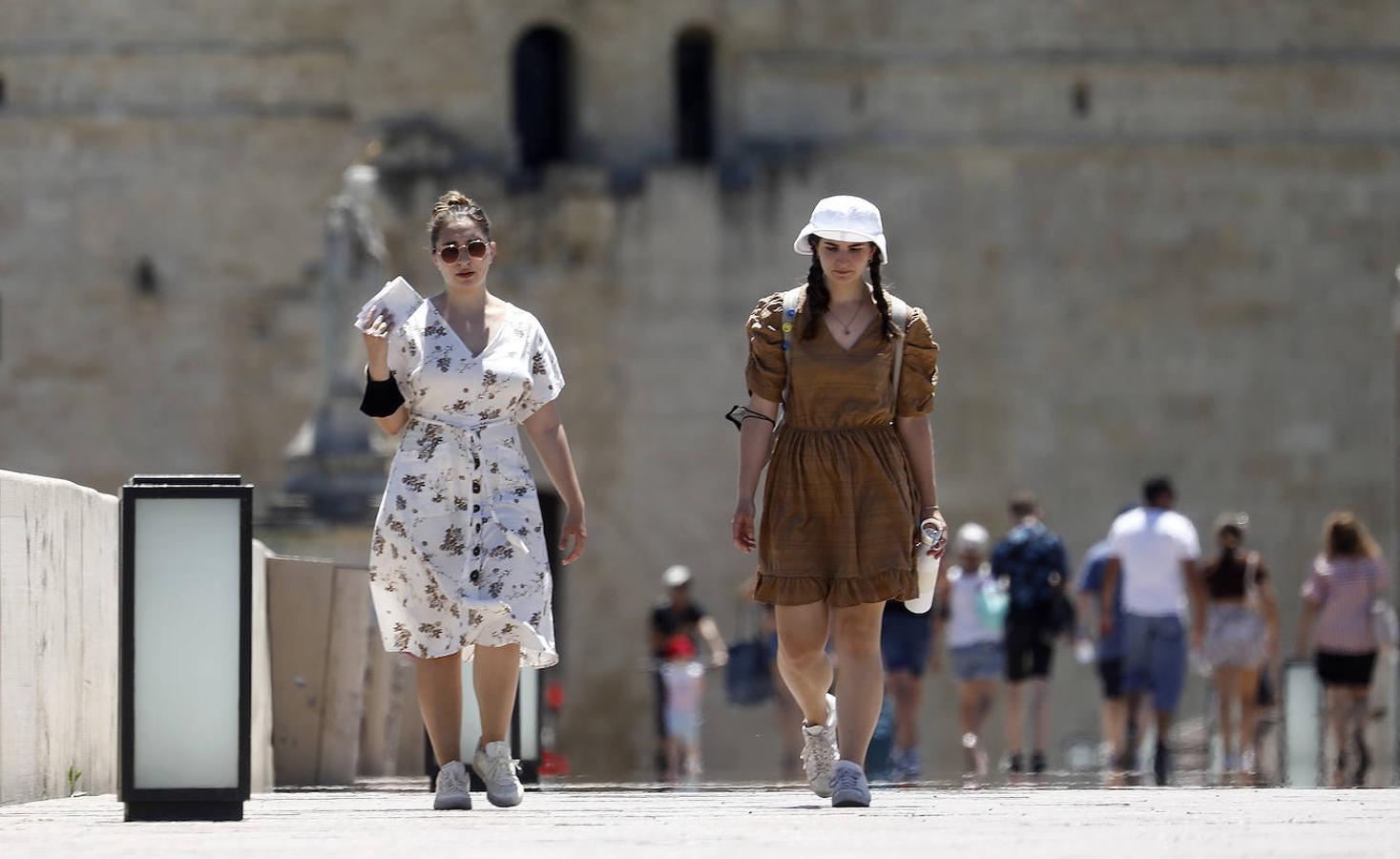 El calor de julio en Córdoba, en imágenes