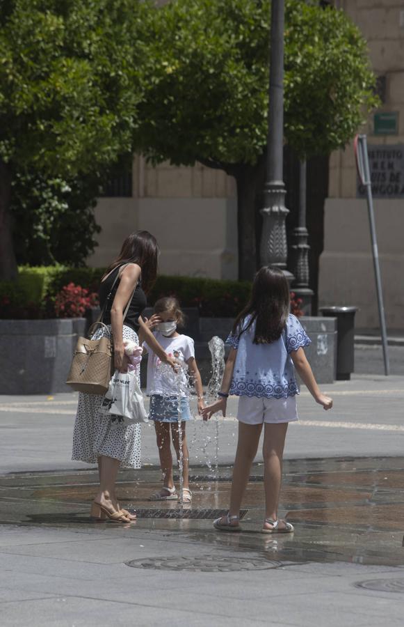 La primera jornada de la ola de calor en Córdoba, en imágenes