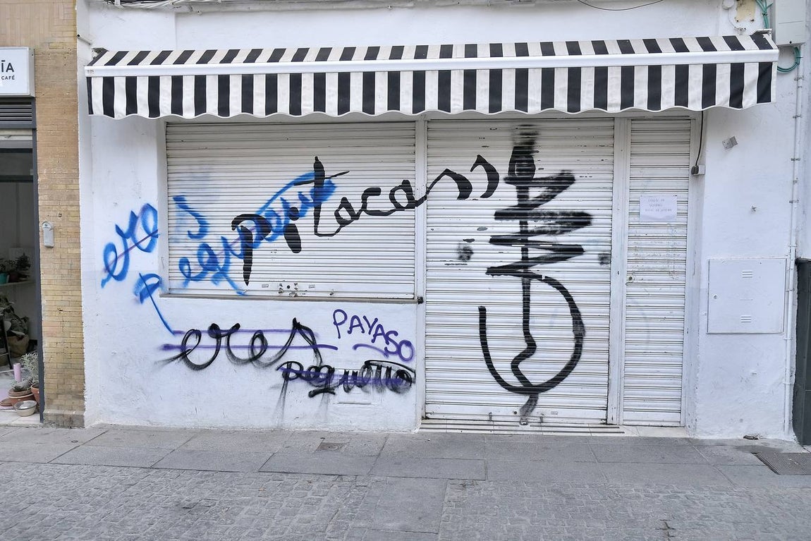 Grafitis en las calles del Centro