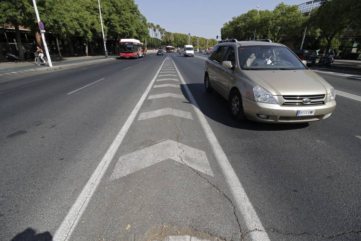 Obras en la avenida de la Cruz Roja y Torneo que se encontrarán los sevillanos a la vuelta de las vacaciones