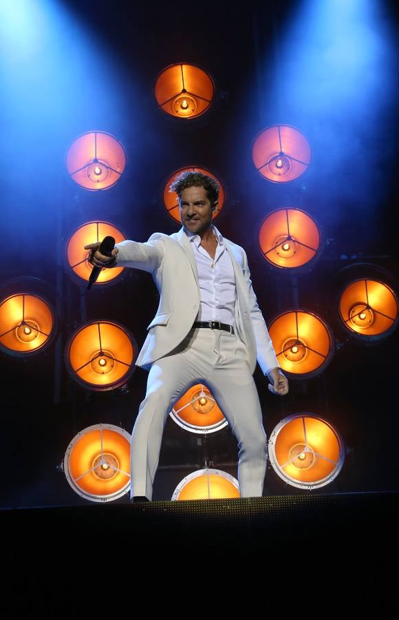 Un momento del concierto de David Bisbal en el Estadio de la Cartuja