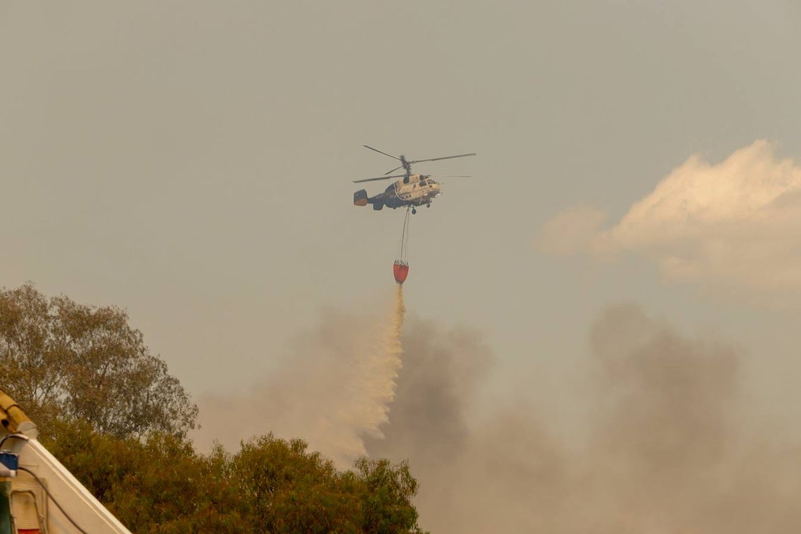 Incendio en Sierra Bermeja