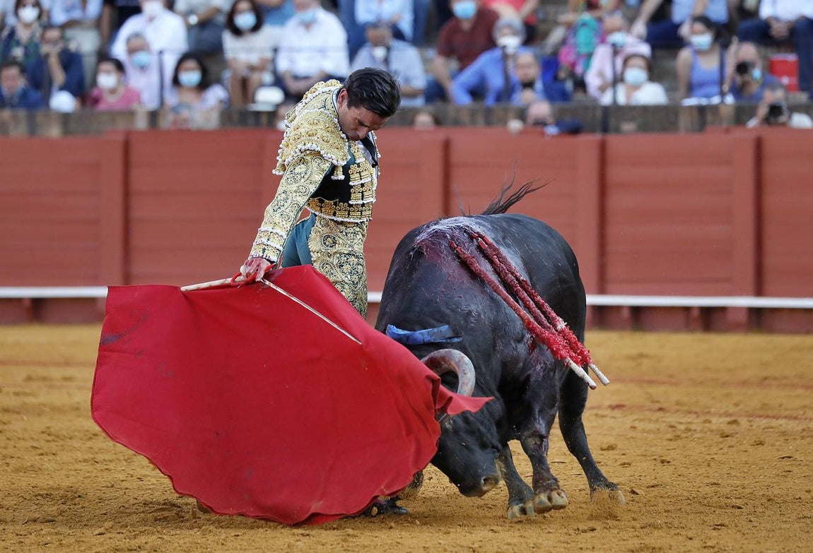 Juan Ortega, el torero sevillano este domingo en la Real Maestranza
