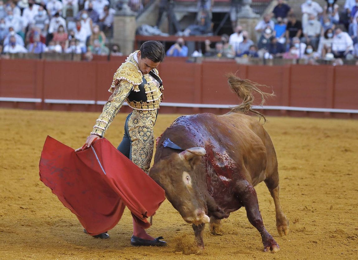 Juan Ortega, el torero sevillano este domingo en la Real Maestranza