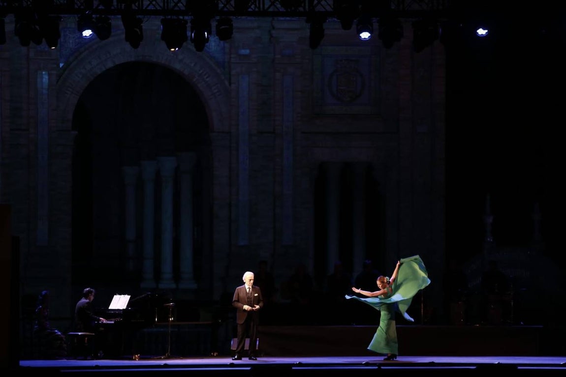 En imágenes, Josep Carreras y Sara Baras abren el Icónica fest en Sevilla