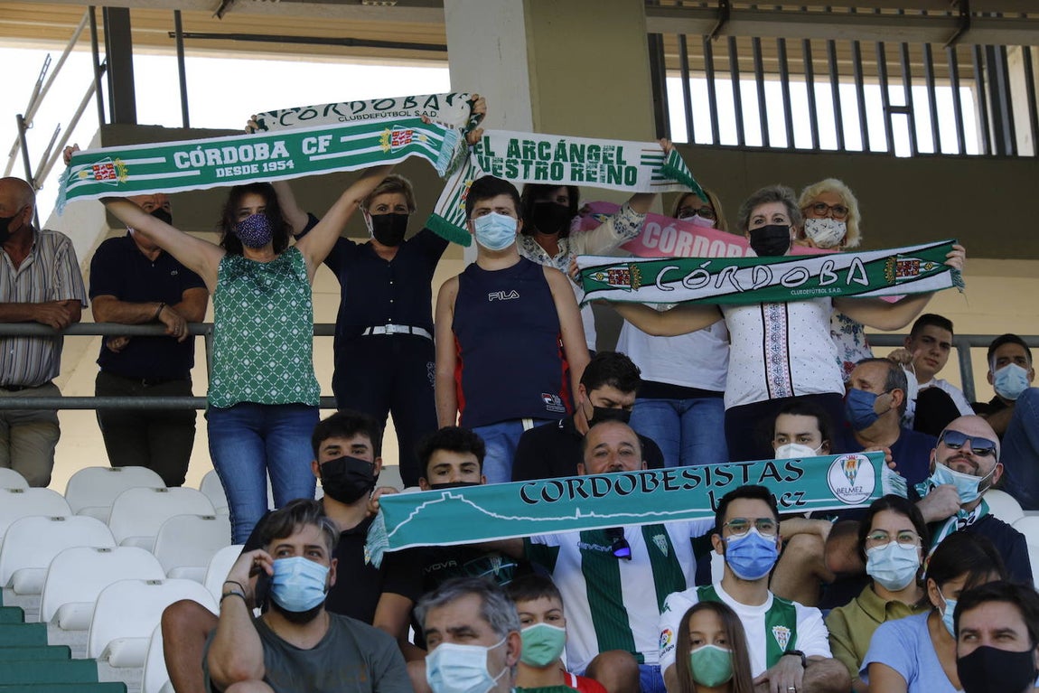 La alegría del Arcángel en la cuarta victoria del Córdoba CF ante el Don Benito