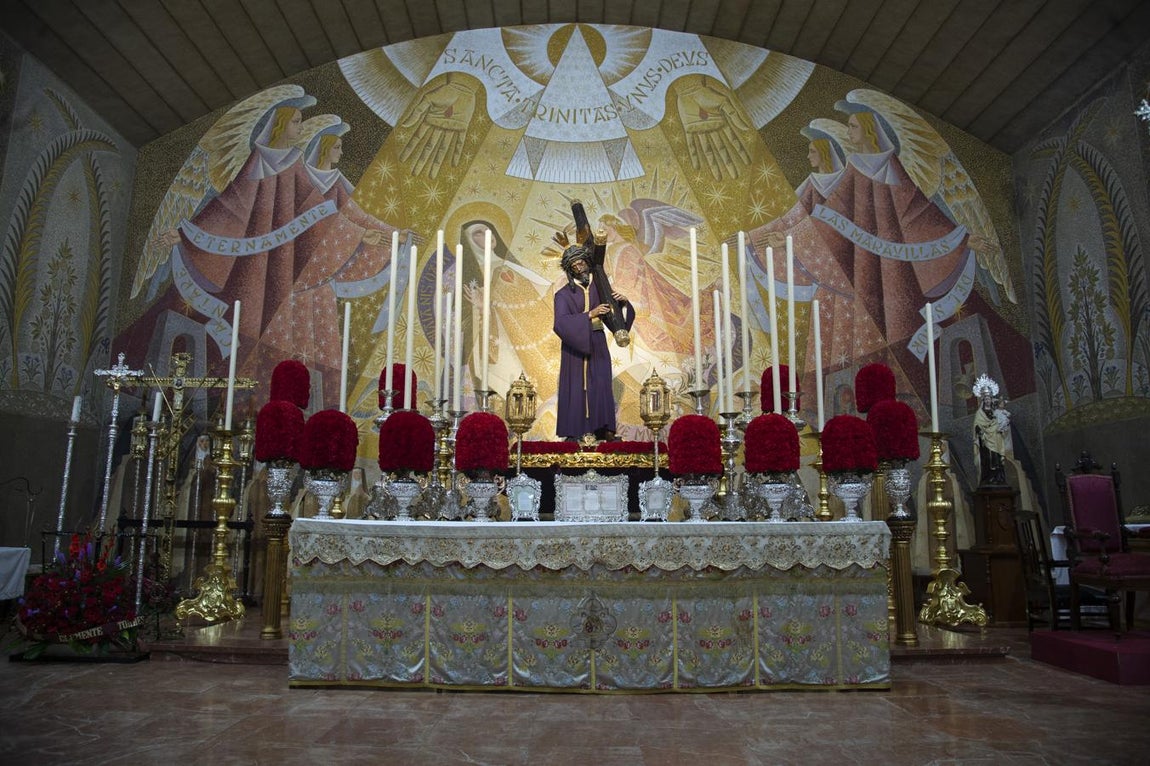 El Señor del Gran Poder en la parroquia de Santa Teresa