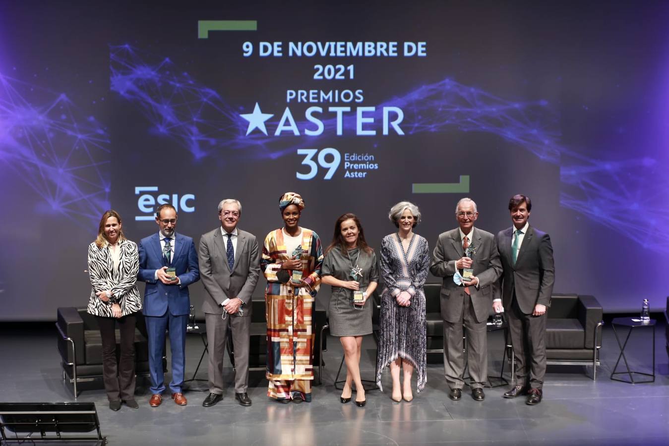 Queraltó, AOKLabs, Rusvel y Agrícola El Bosque reciben los Premios Aster de ESIC Sevilla