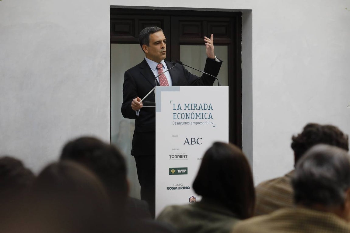 En imágenes, Javier García, presidente del Sareb, en La Mirada Económica de ABC Córdoba