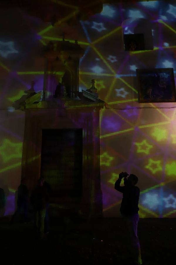 El mapping de la hermandad de la Paz de Córdoba, en imágenes