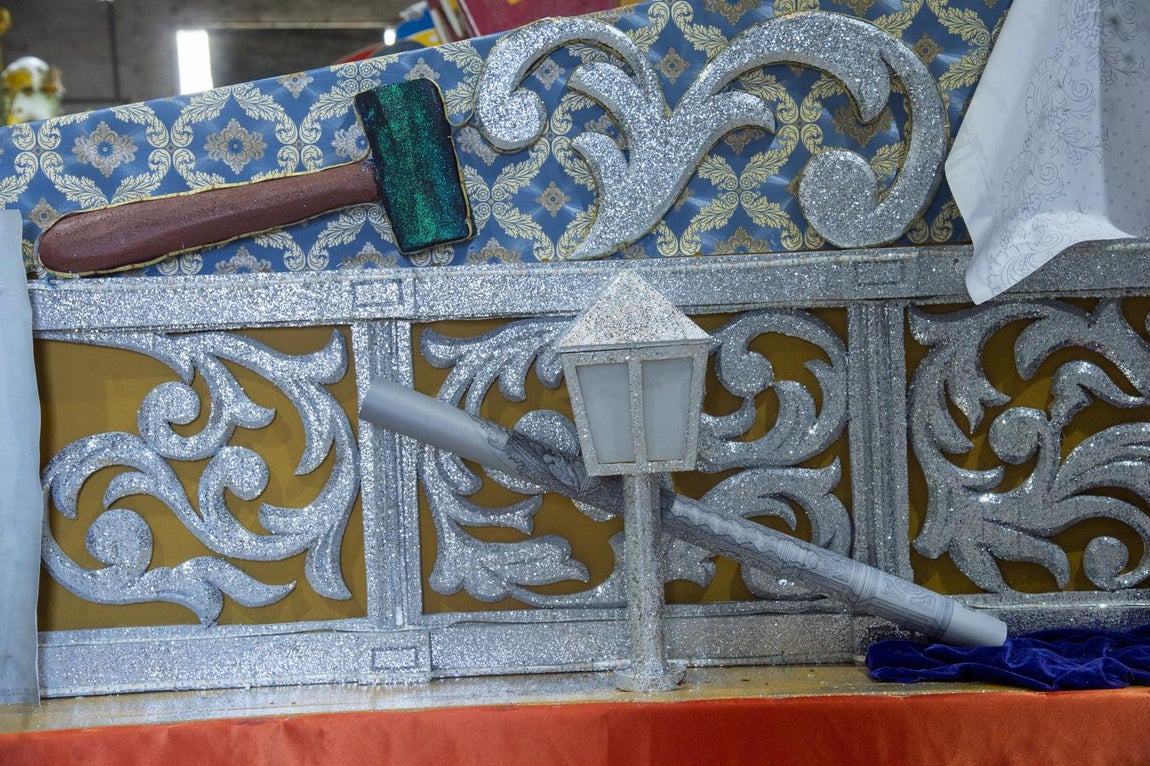 Las imágenes de la carroza del arte sacro de Sevilla