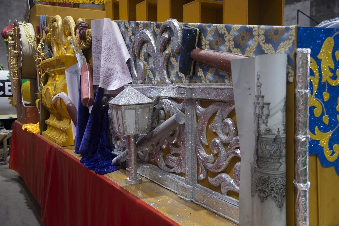 Las imágenes de la carroza del arte sacro de Sevilla