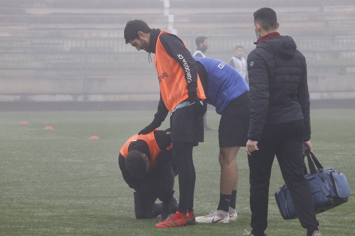 El primer entrenamiento del Córdoba CF en 2022, en imágenes
