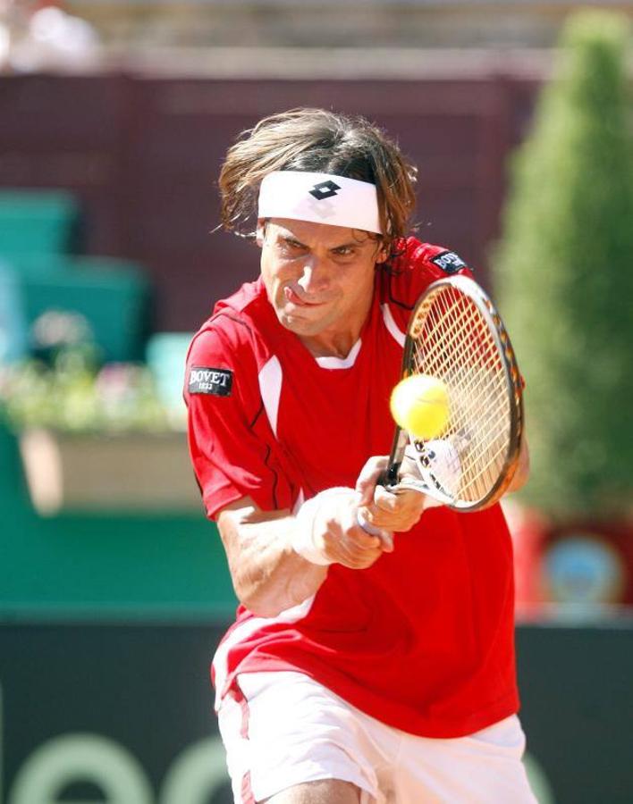 Rafa Nadal en la Copa Davis de 2011 en Córdoba, en imágenes