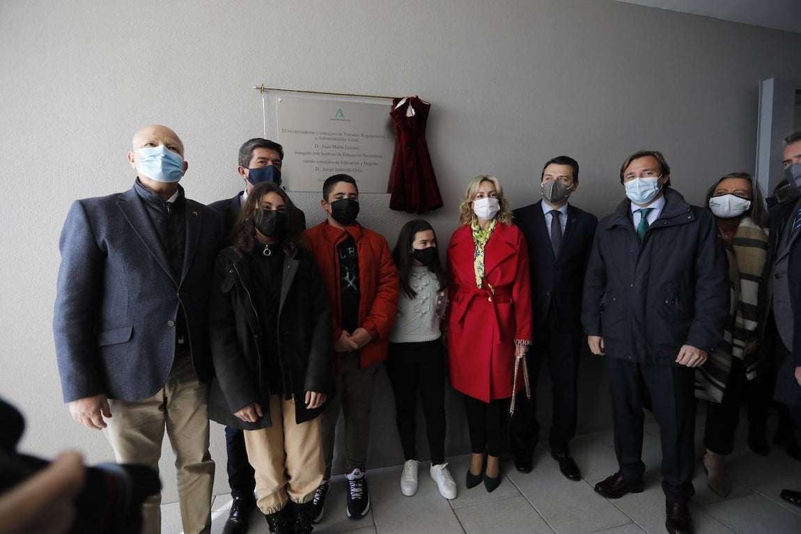 La inauguración del instituto de Miralbaida en Córdoba, en imágenes